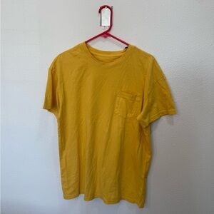 Goodfellow & Co Mustard Short Sleeve Tee